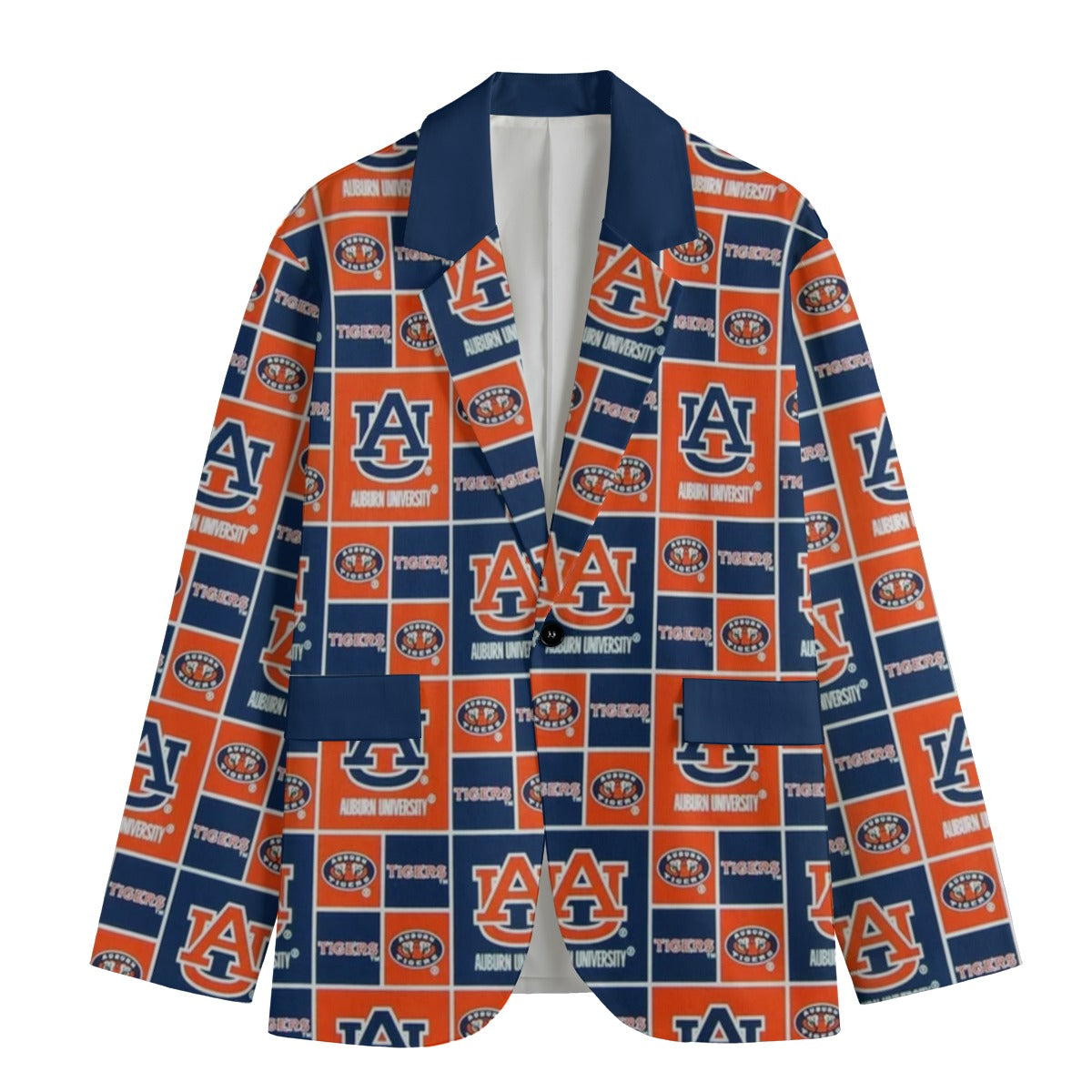 Auburn University Tigers Unisex Polyester Canvas Suit Blazer