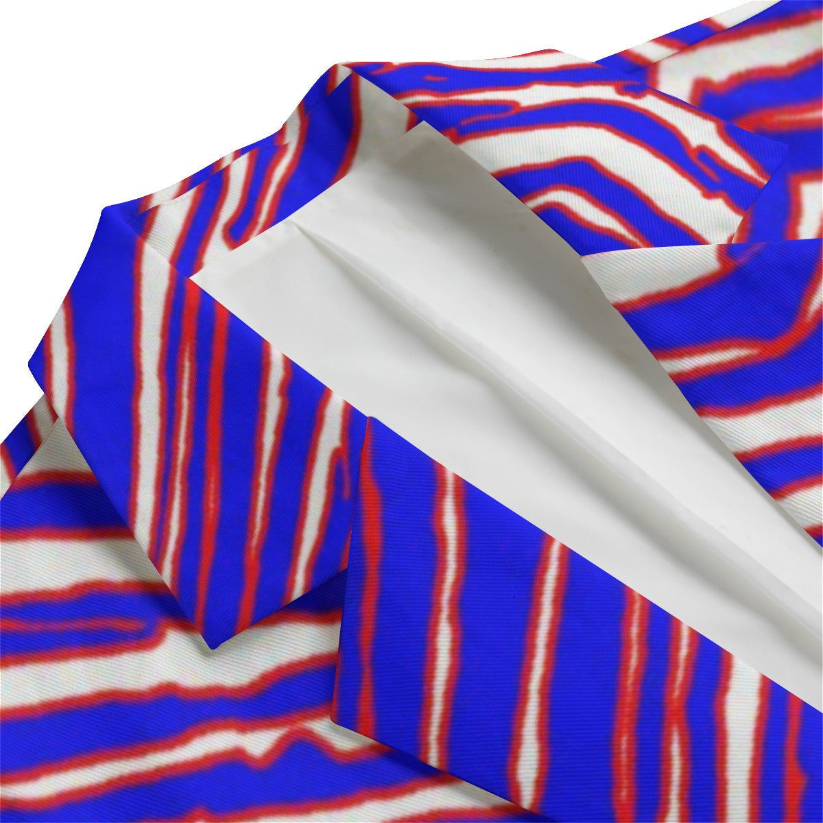 Buffalo Bills Zubaz Casual Flat Lapel Collar Blazer - Jacketon