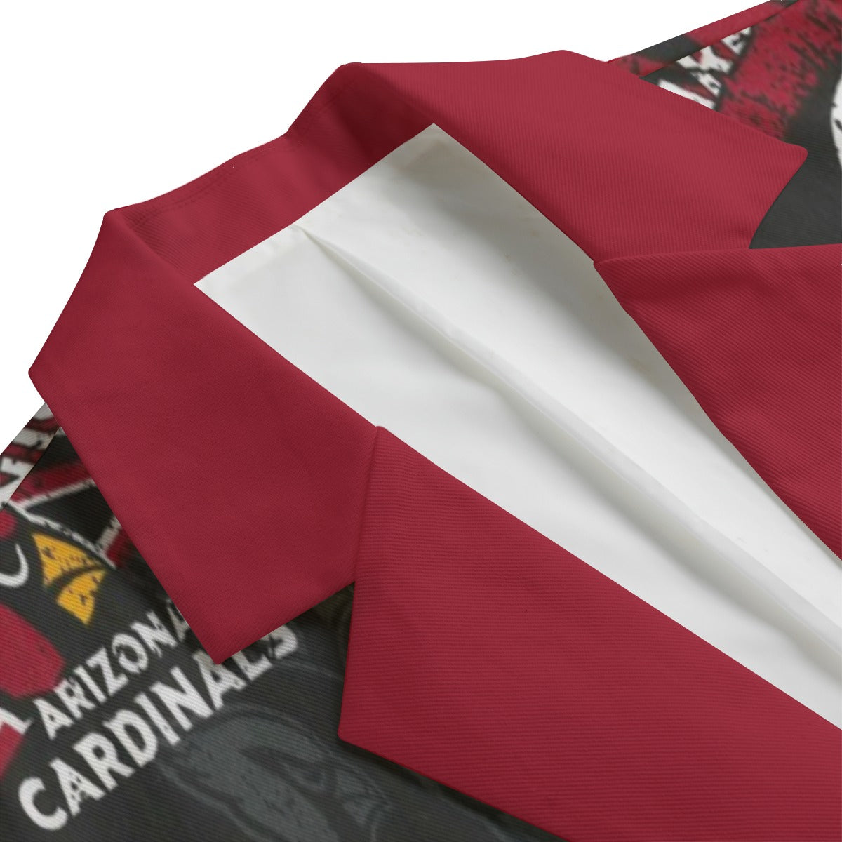 Arizona Cardinals Casual Flat Lapel Collar Blazer for Stylish Game Day Wear